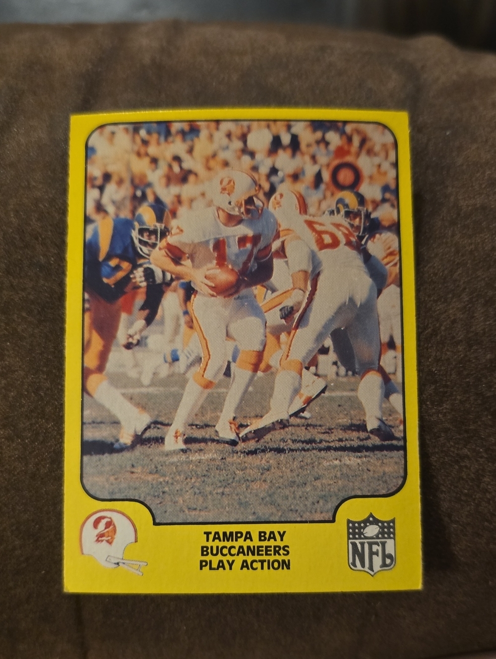 Tampa Bay Buccaneers Play Action Card - Yellow Border